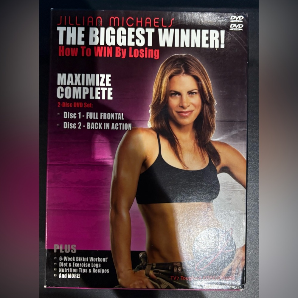 Jillian Michaels Biggest Winner Maximize Complete 2-Disc Workout DVD Set
